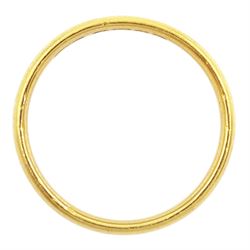 22ct gold wedding band, Birmingham 1923