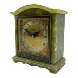 Elliott alabaster mantle clock 