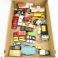 Collection of diecast model vehicles including Matchbox Super Kings, Models of Yesteryear, Corgi etc