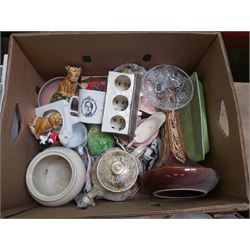 Box of Pottery and Glass