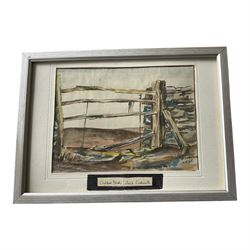 Large collection of Jack Cudworth (British 1930-2010) watercolours and pencil sketches variously signed in one box (approx. 25) 