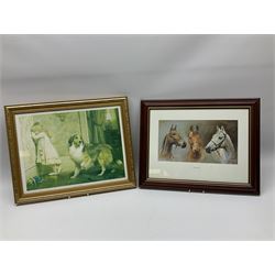 Two framed prints, 'we three kings' and 'a special pleader'