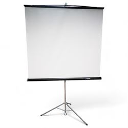 Saville large projector screen, on tripod stand