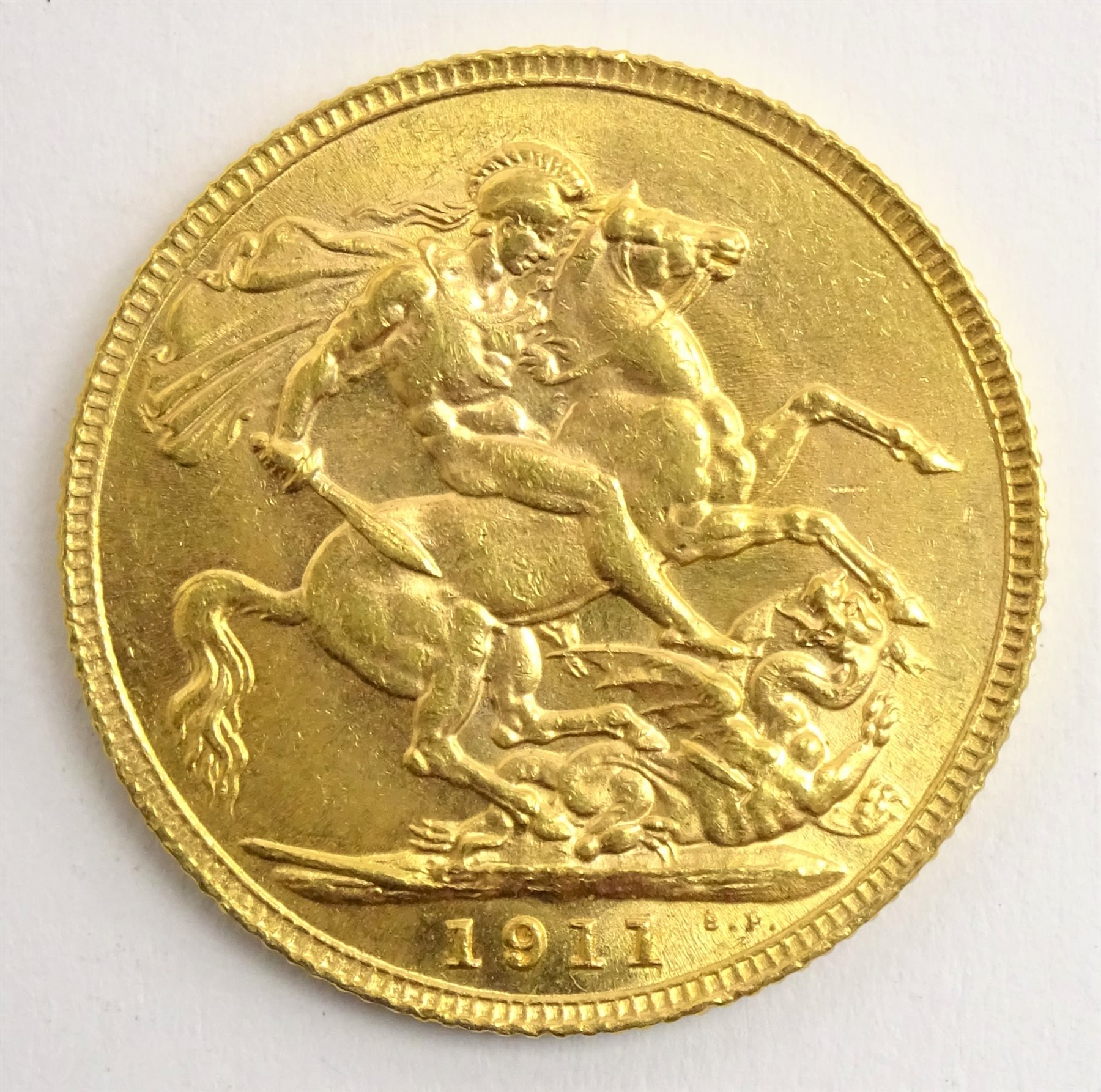 King George V 1911 Gold Full Sovereign Coins Banknotes And Stamps