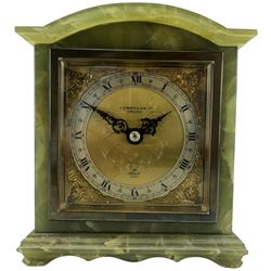 Elliott alabaster mantle clock 