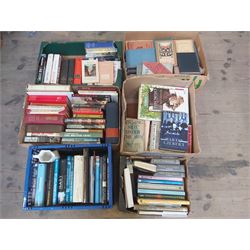 Six Boxes of Assorted History and Fiction Books