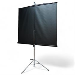 Saville large projector screen, on tripod stand