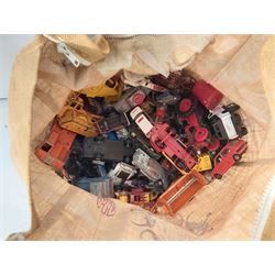 Bag of Diecast Vehicles and Toys