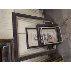 Framed Picture of Flowers with Four Picture Frames