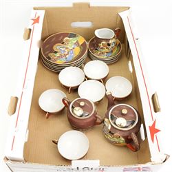 Japanese tea service for six settings, in one box