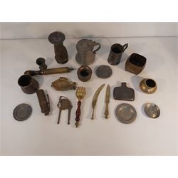 Collection of Pewter and Brass