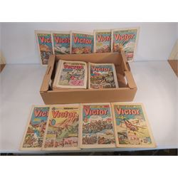 Collection of Victor Comics from the Late 1980s