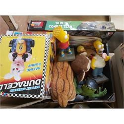 Two Boxes of Childrens Toys and Figures