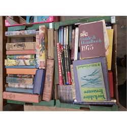 Two Boxes of Childrens annuals, CDs and other Books