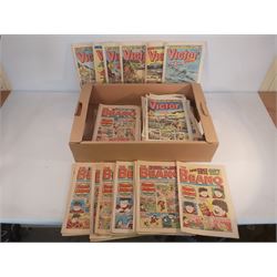 Collection of Victor and Beano Comics from the 1980s