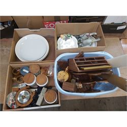 Four Boxes of assorted Bric a Brac