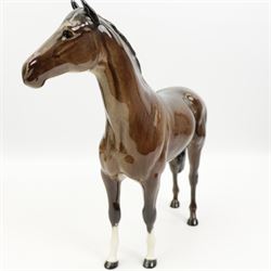 Royal Doulton model of a horse and a large Beswick model of a horse (2)