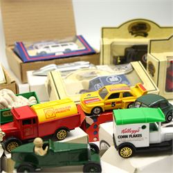 Days Gone By, Tetley, Corgi and other model vehicles in one box