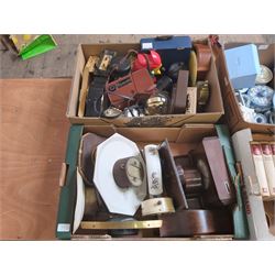 Two Boxes of assorted Clocks