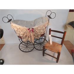Dolls Pram and Chair