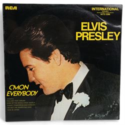 Seven Elvis Presley LP's comprising On Stage, He Touched Me, Elvis Country, From Elvis in Memphis, C'mon Everybody, Elvis in G.I. Blues and Elvis For Everyone, together with B.B. King - Introducing and Queen - Jazz (9)