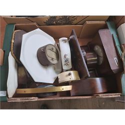 Two Boxes of assorted Clocks